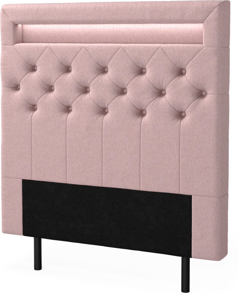 New York led - Sänggavel, 90-210 cm - Rosa