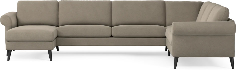 Bridge - Hörnsoffa, 3+2-sits med schäslong vänster - Beige