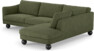 Madison Lux - 3-sits soffa med divan höger - Grön