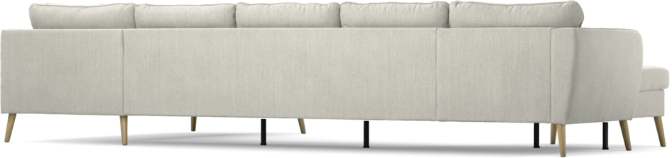 County - 4-sits soffa med schäslong vänster och divan höger - Grå