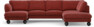 Madison Lux - 2-sits soffa med schäslong vänster och divan höger - Rosa
