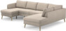 County - 3-sits soffa med schäslong vänster och divan höger - Beige