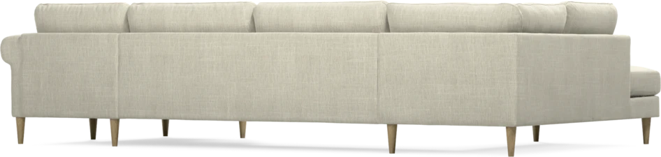 Bridge - 3-sits soffa med divan vänster och schäslong höger - Beige