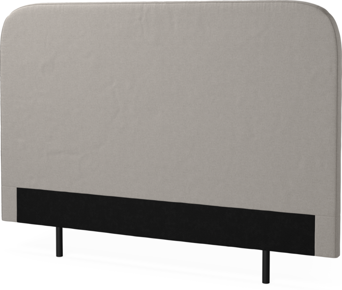 New York slät - Sänggavel, 90-210 cm - Grå