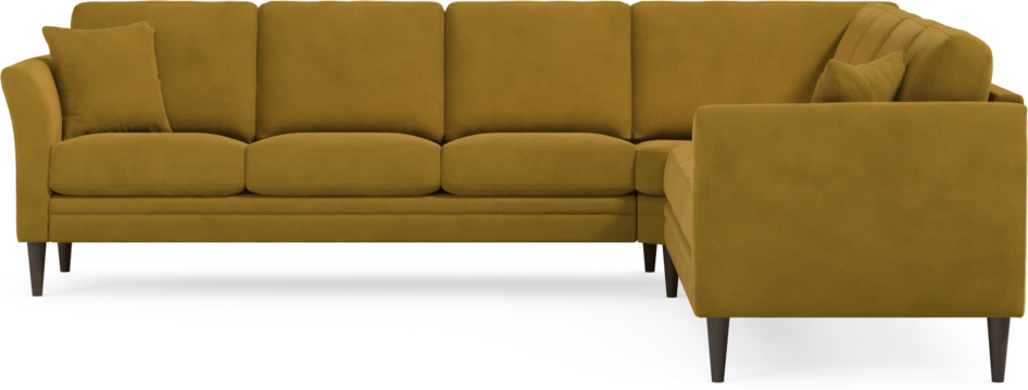 Eden - Hörnsoffa, 3+3-sits - Gul