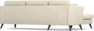 Eden - 2,5-sits soffa med schäslong - Beige