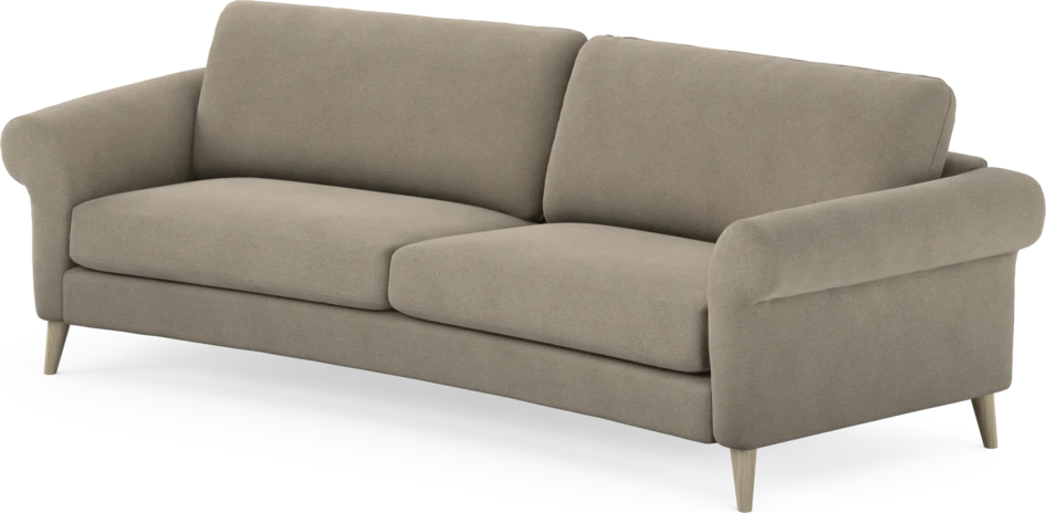 Bridge - 3-sits soffa svängd - Beige