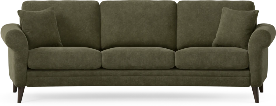 Eden - 3-sits soffa svängd - Grön