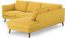 Madison - 2-sits soffa med divan höger - Gul