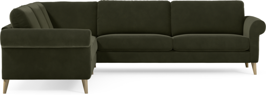 Bridge - Hörnsoffa, 2+3-sits - Grön