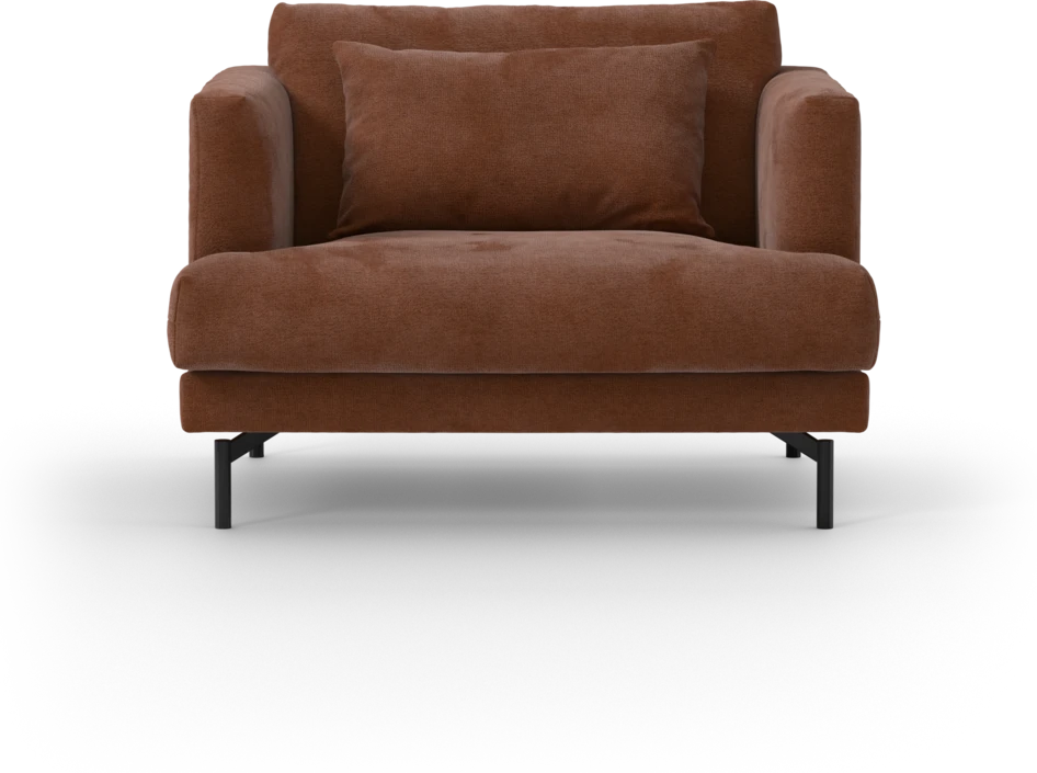 Harper - Fåtölj, 80 cm - Orange