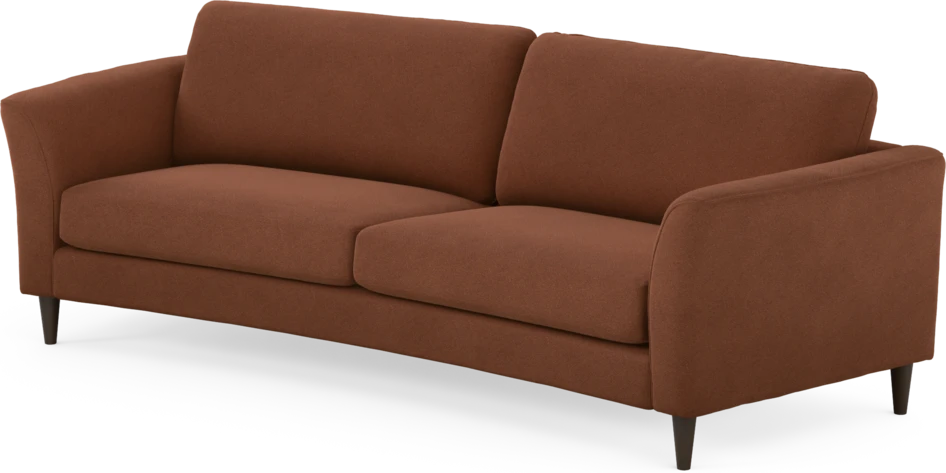 Bridge - 3-sits soffa svängd - Orange