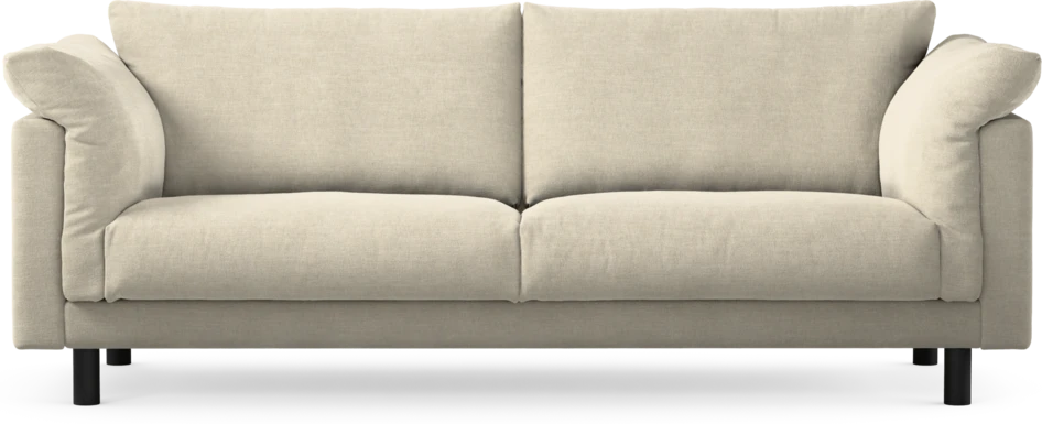 Cherrie - 3-sits soffa, fast klädsel - Beige