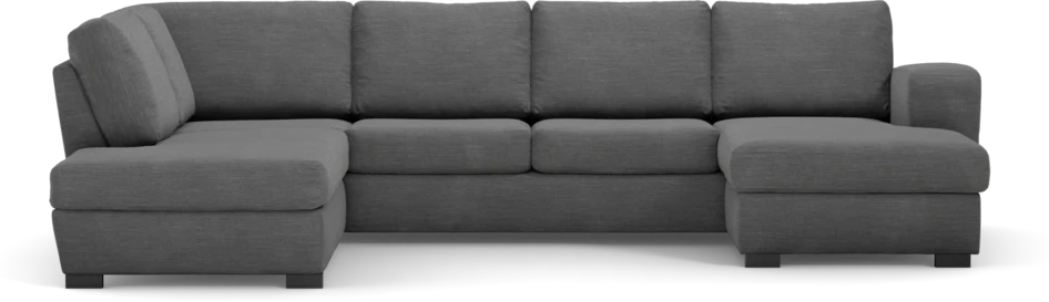 Friday - 3-sits soffa med divan vänster och schäslong höger - Grå