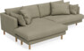Harper - 4-sits med schäslong XL vänster - Beige
