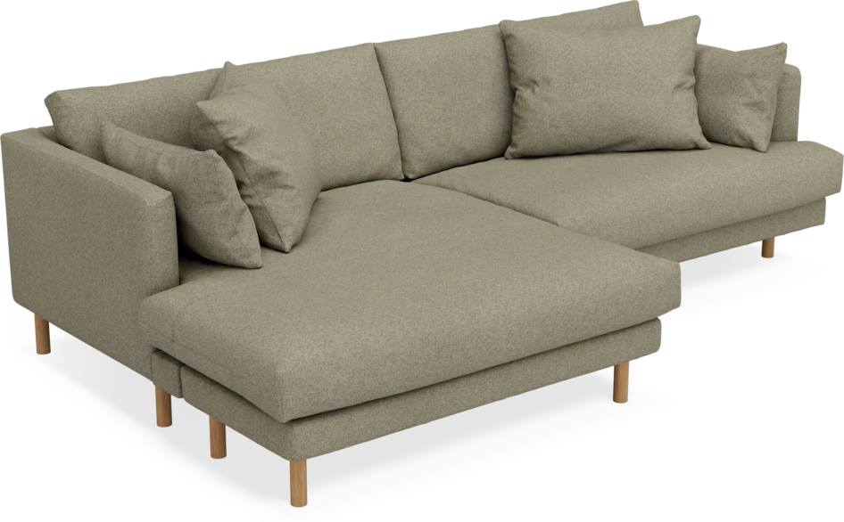 Harper - 4-sits med schäslong XL vänster - Beige