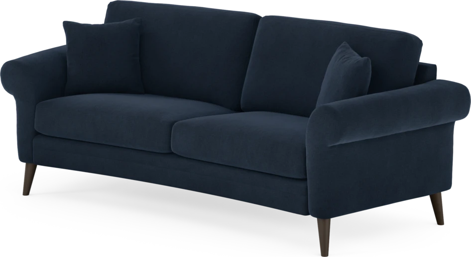 Eden - 2,5-sits soffa svängd - Blå
