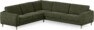 Bridge - Hörnsoffa, 2+3-sits - Grön