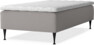 Delux Dream - Ramsäng, enkelsäng med bäddmadrass - Grå