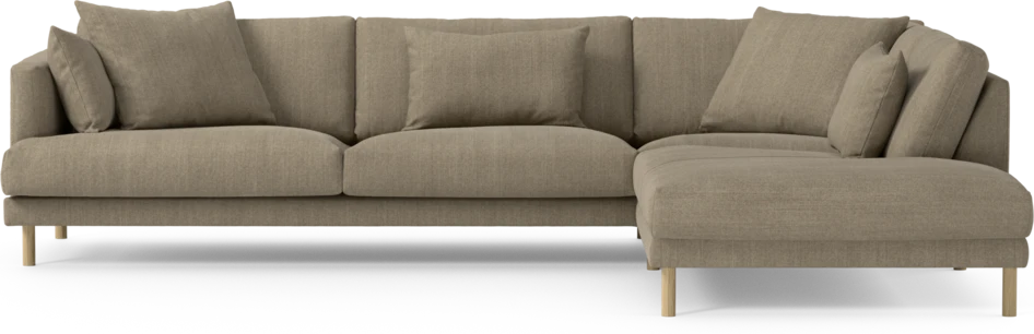 Harper - 3-sits soffa med divan höger - Beige