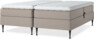 Delux Sense - Ställbar säng, dubbelsäng med bäddmadrass - Beige
