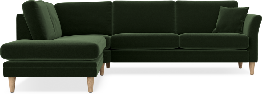 Eden - 2,5-sits soffa med divan - Grön