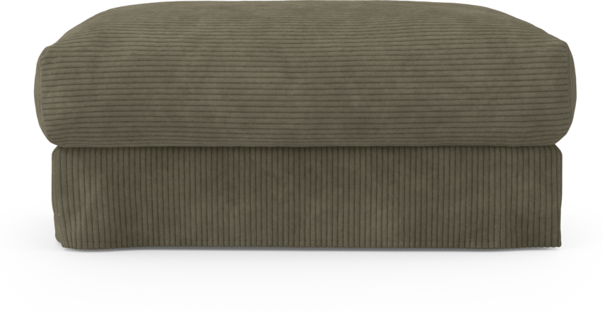 Cherrie - Fotpall 100 med kappa - Grön