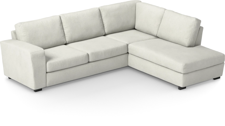 Friday - 2,5-sits soffa med divan höger - Vit