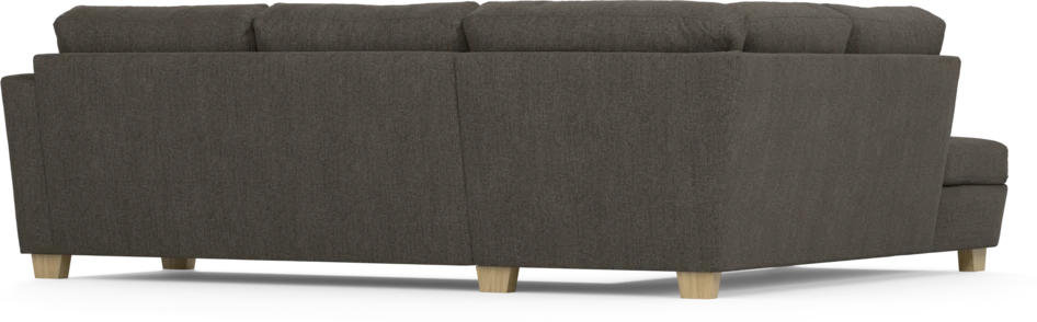 Friday - 2,5-sits soffa med divan vänster - Brun