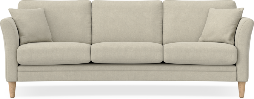 Eden - 3-sits svängd - Beige