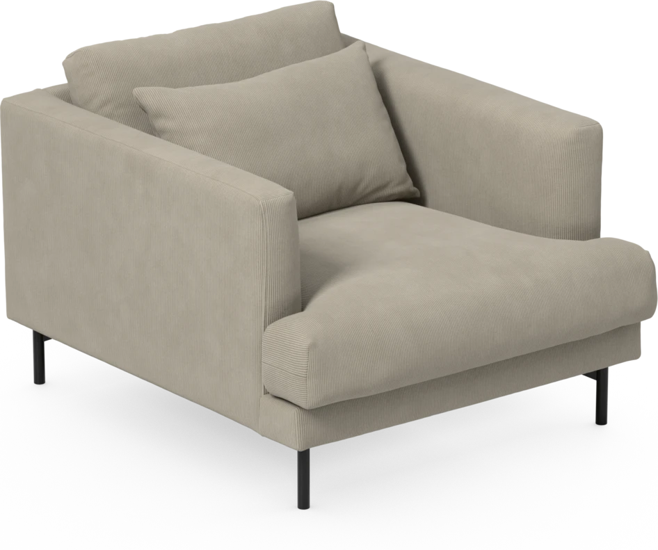 Harper - Fåtölj, 75 cm - Beige
