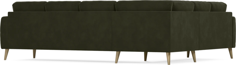 Eden - Hörnsoffa, 2+3-sits - Grön