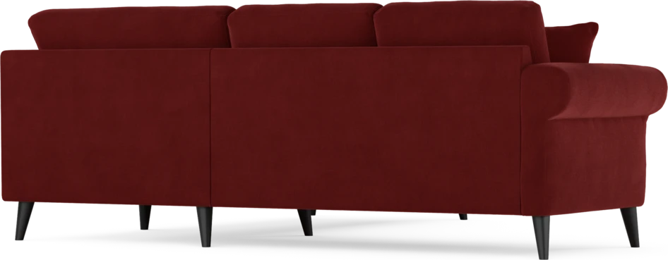 Eden - Hörnsoffa, 2+2-sits - Röd