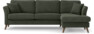 Eden - 2,5-sits soffa med schäslong - Grön
