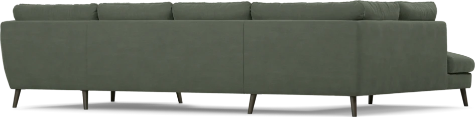 Madison - 2-sits soffa med divan vänster och schäslong höger - Grön
