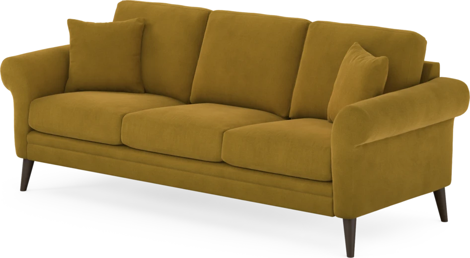 Eden - 3-sits soffa - Gul