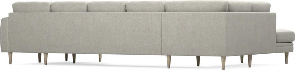 Eden - 3-sits soffa med divan vänster och schäslong höger - Grå