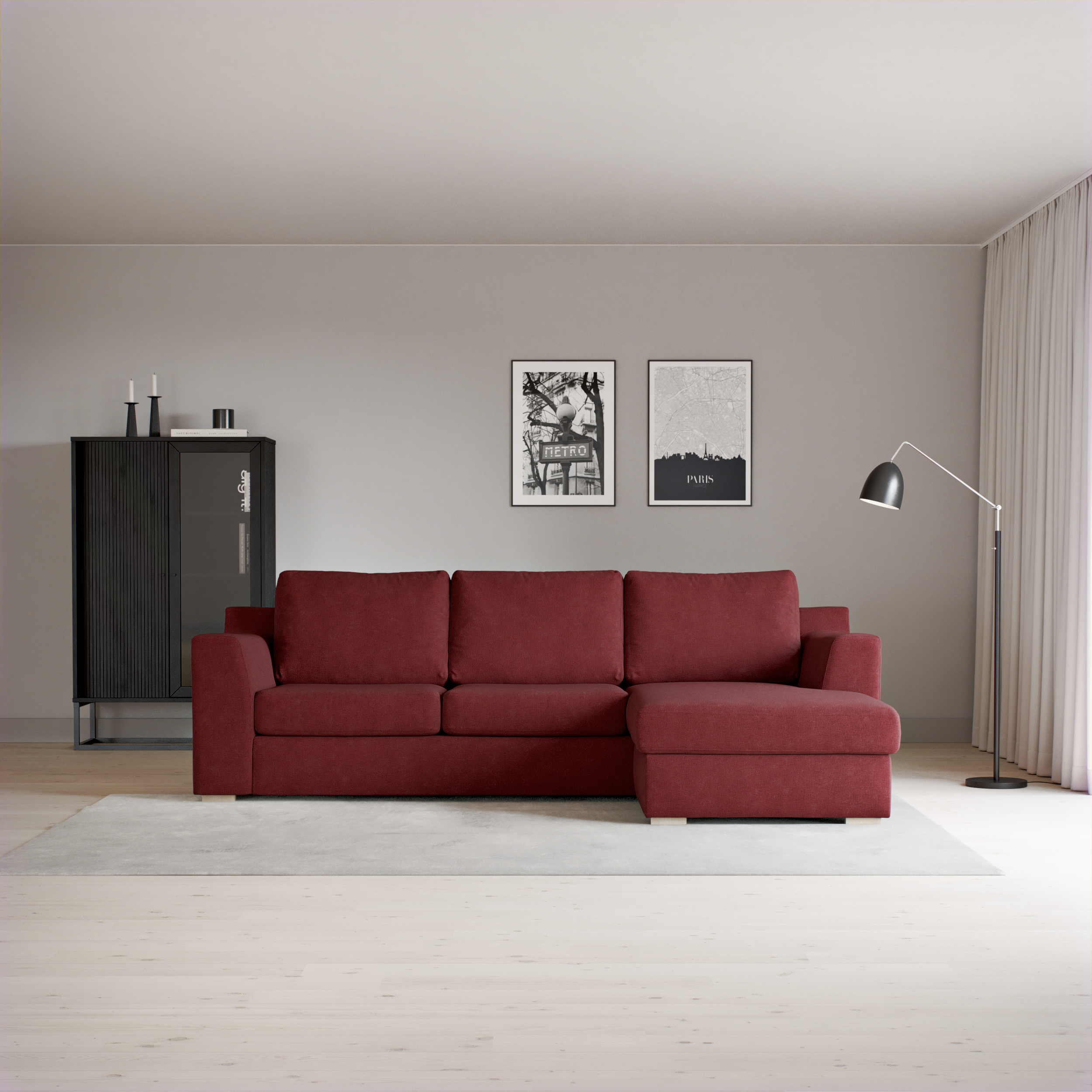 Friday - 3-sits soffa med schäslong höger - inspiration