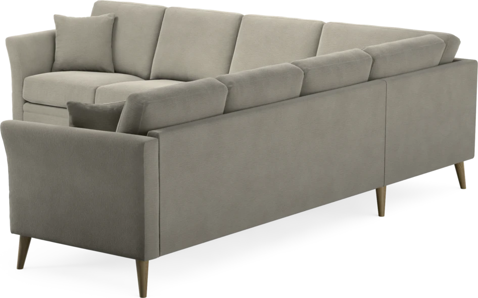 Eden - Hörnsoffa, 3+3-sits - Brun