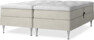 Delux Sense - Ställbar säng, dubbelsäng med bäddmadrass - Beige