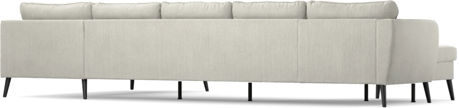 County - 4-sits soffa med schäslong vänster och divan höger - Grå