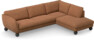 Madison Lux - 3-sits soffa med divan höger - Orange