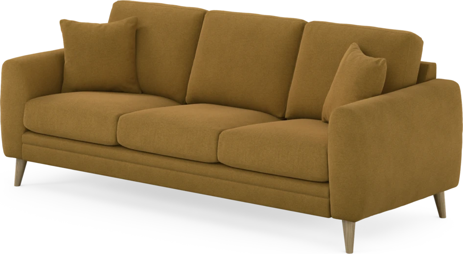 Eden - 3-sits soffa - Gul
