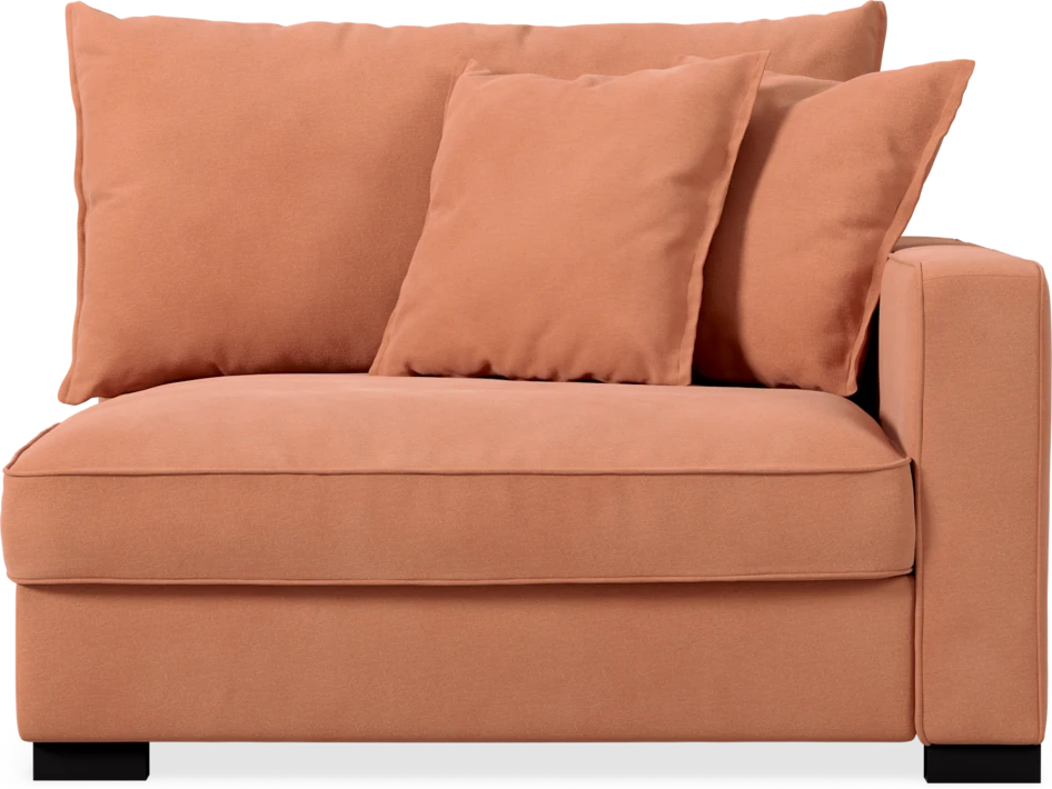 Rossi - 1,5-sits med armstöd höger - Orange