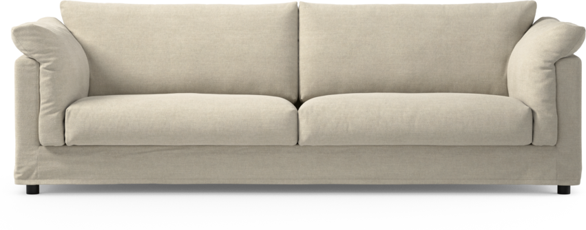 Cherrie - 4-sits soffa med kappa - Beige