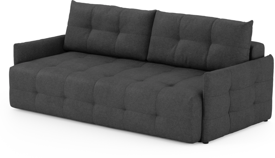 Bella - Bäddsoffa 3-sits - Svart