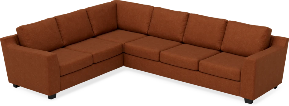 Friday - Hörnsoffa, 2+3-sits - Orange