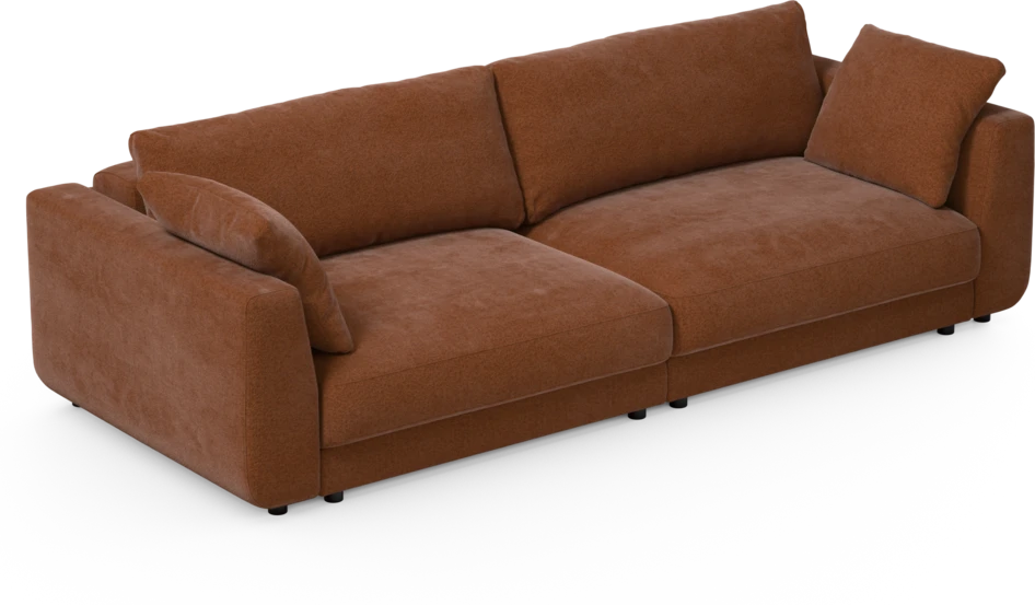 Amie - Bäddsoffa 4-sits - Orange