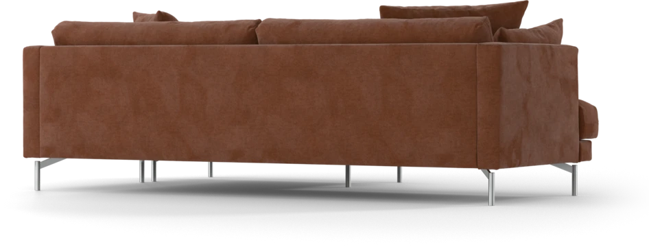 Harper - 4-sits med schäslong XL höger - Orange