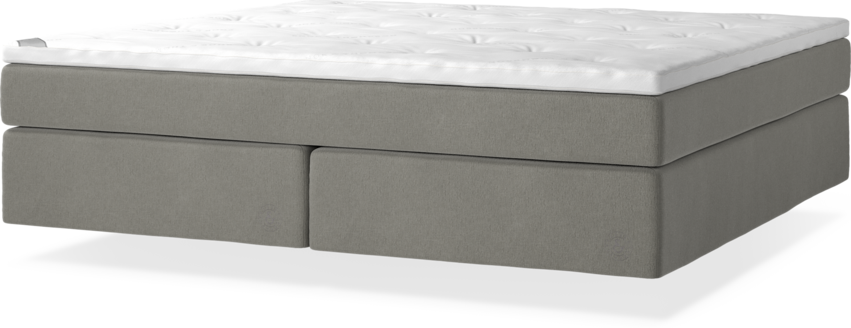 Cape Farewell Comfort - Kontinentalsäng, dubbelsäng med svävande utseende - Grå